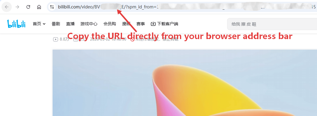 How to download Bilibili videos with SnapWC - Step 1