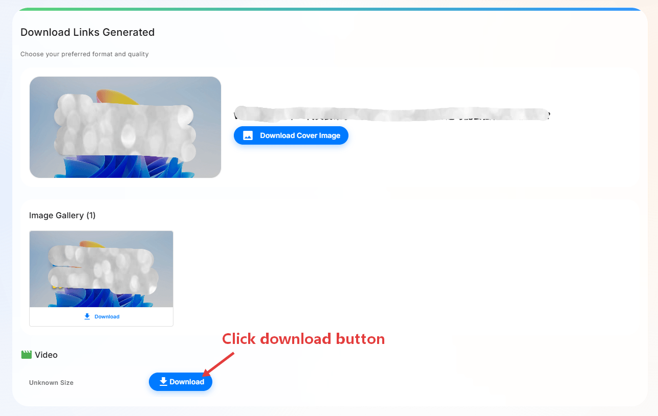 How to download Bilibili videos with SnapWC - Step 4