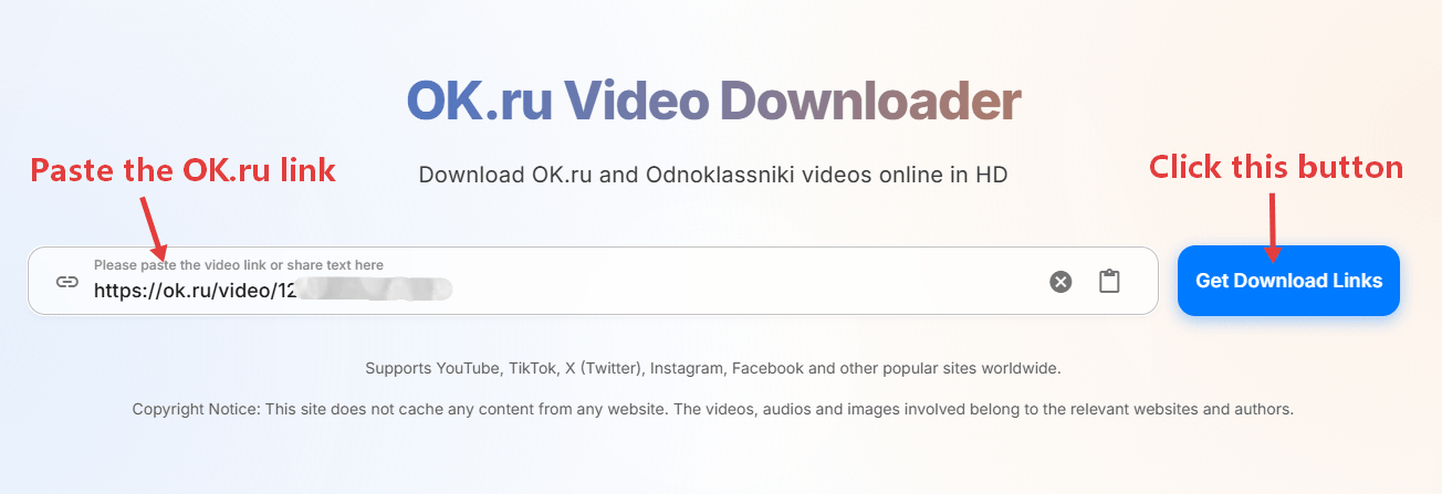 How to Download OK.ru Videos with SnapWC - Step 3
