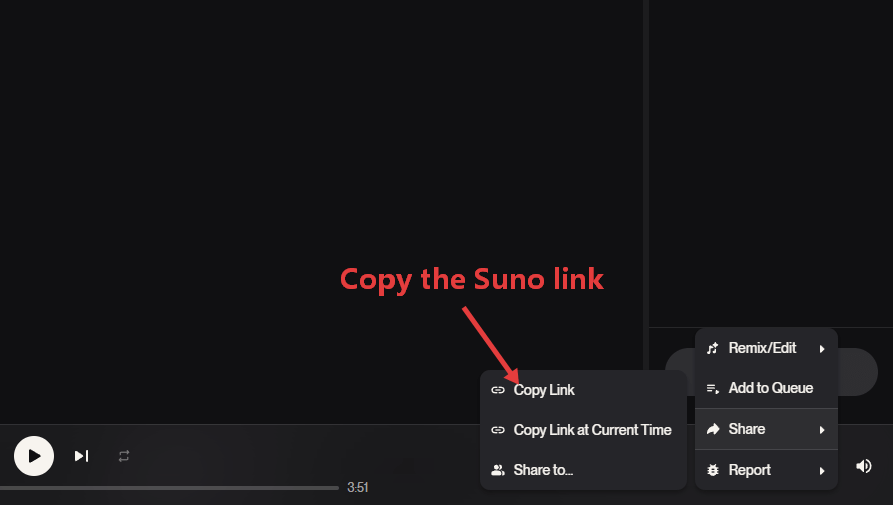 How to download Suno AI music with SnapWC - Step 1