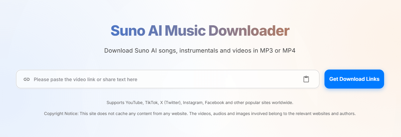 How to download Suno AI music with SnapWC - Step 2
