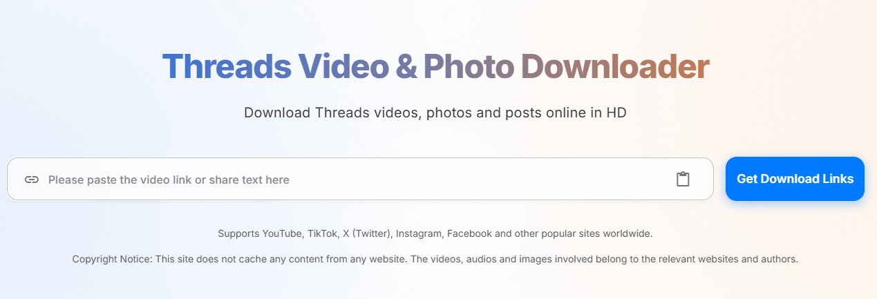 How to Download Threads Videos and Images with SnapWC - Step 2 How to Download Threads Videos and Images with SnapWC - Step 2