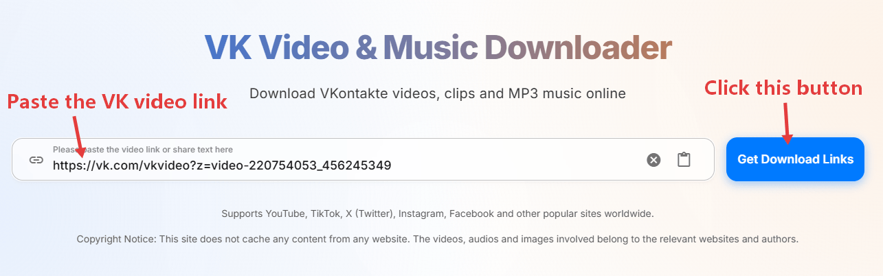 How to Download VK Videos with SnapWC - Step 3
