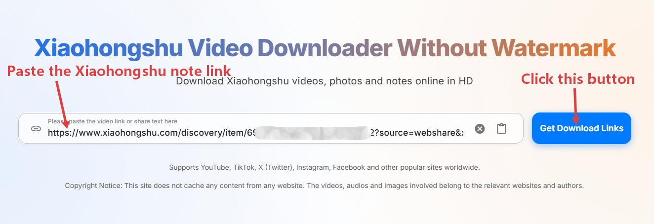 How to Download Xiaohongshu Videos and Images with SnapWC - Step 3 How to Download Xiaohongshu Videos and Images with SnapWC - Step 3
